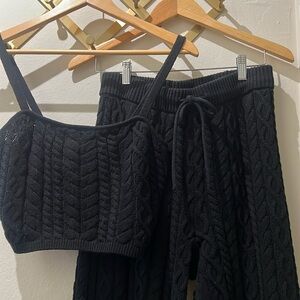 Reformation cable knot black set!
